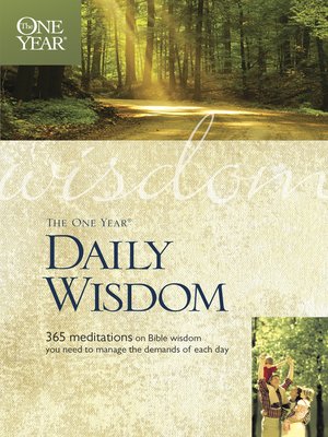 cover image of The One Year Daily Wisdom